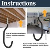 MAQIHAN 10PCS Garage Hooks Heavy Duty Bike Hooks Garage Rack