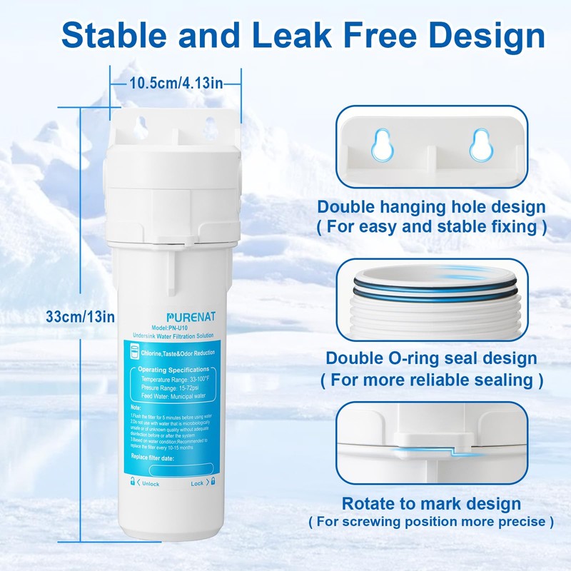 Under Sink Water Filter System - Fast Flow Under Counter