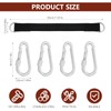 Tenbrachian 4 Sets Tree Swing Straps Hanging Kit Straps, 30cm