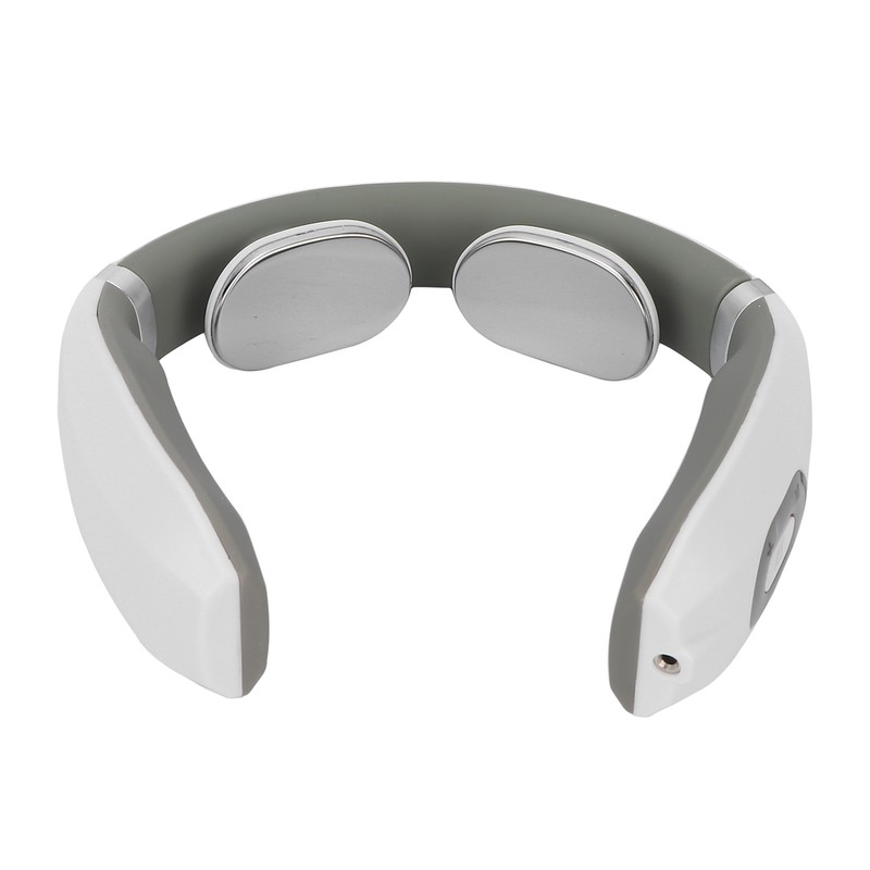 Smart Neck Massager Intelligent Electric Pulse Vertebra Cervical Massager RelaxerWhite