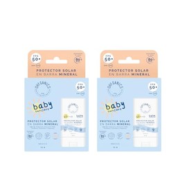 OH! GANICS Pack de 2 Protector Solar Mineral en Barra Baby 15 g