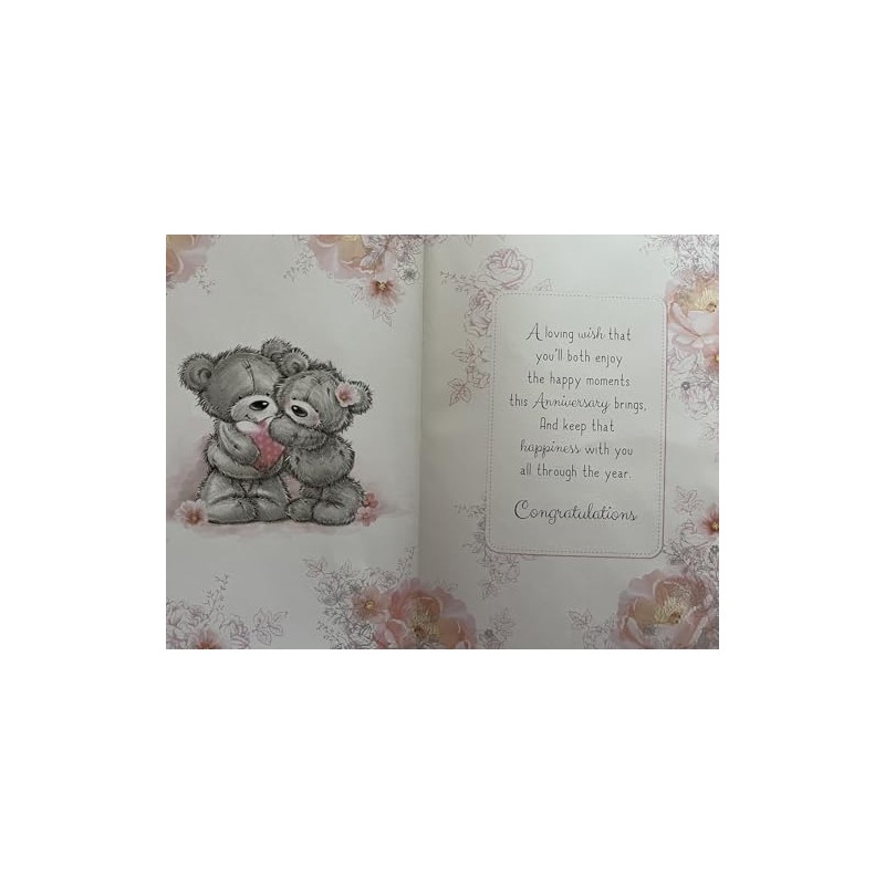 Wedding Anniversary Card for Mam and Dad, Large Format 27