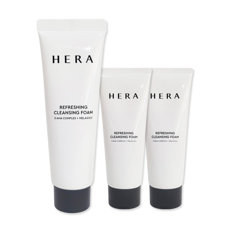 HERA 헤라 리프레싱 클렌징 폼 160m + 50ml + 50ml
