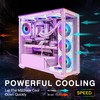 SNCCJ Silent 120mm Case Fan, High Performance Low Noise PC