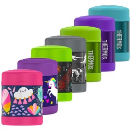 Thermos FUNtainer Insulated Stainless Steel Food Jar 290ml, Purple Unicorn
