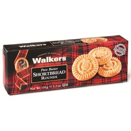 Walkers Shortbread Rounds, 5.3-Ounce Boxes (Pack of 12)