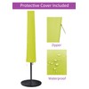 BELLA LEAF 9ft 3 Tiers LED Lights Patio Umbrella with