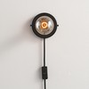 BRIGHTTIA Luna 1-Light Plug-in Wall Sconce - Mid Century Modern