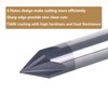 SpeTool 5PCS 60 Degree V Bit 1/4 Inch Shank Carbide