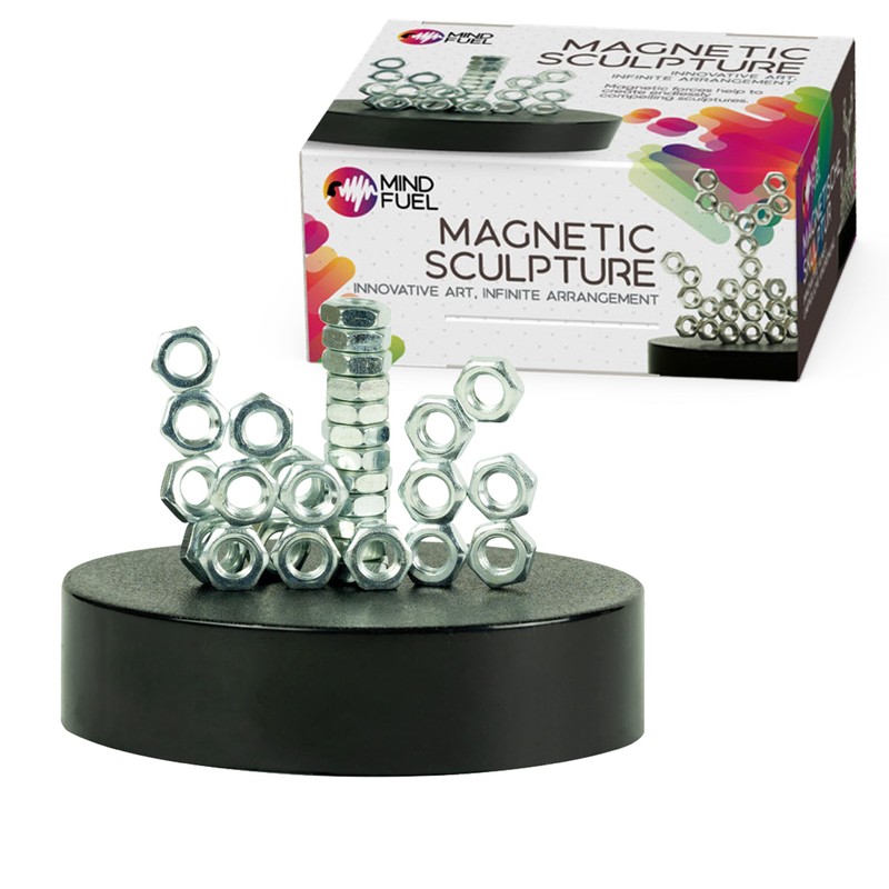 Funtime Gifts Magnetic Sculpture – Create Endless Artistic Designs with