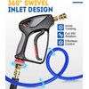 TOOLCY Pressure Washer Gun, Short Power Washer Gun, Commercial 5000