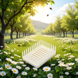 White Plastic Queen Marker Cage Clip Bee Catcher Beekeeper Beekeeping Tools Equipment Beekeeping Supplies Farm and Ranch, Patio, Lawn for Garden