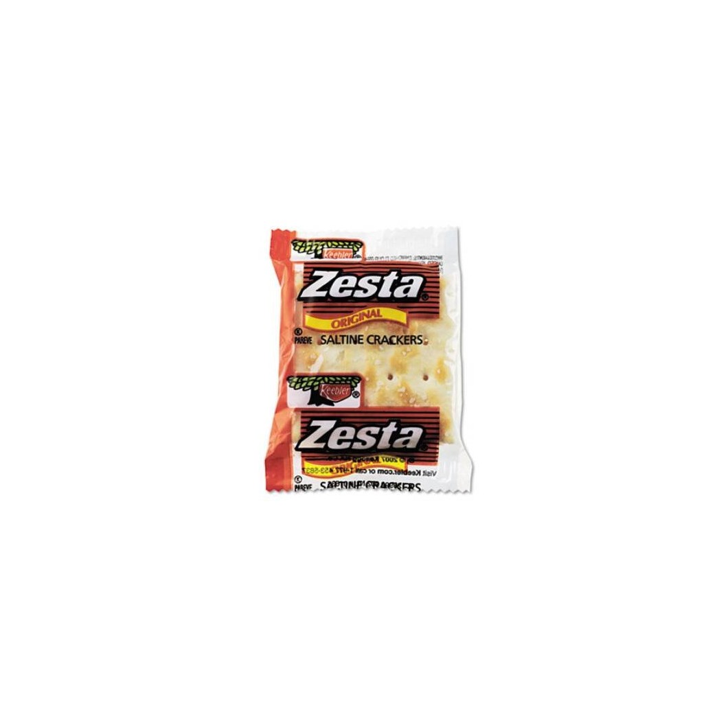 Keebler Products - Saltine Crackers, 2/PK, 300PK/CT - Sold as 1 CT - Saltine crackers are perfect for snacking or with salad and soup. Each packet contains two original baked Zesta crackers.