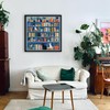 Cat Bookshelf Puzzle for Adults 1000 Pieces, Kitty Book Puzzle