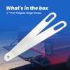 ECOMARK Truck Tailgate Strap Hinges Fit for Chrysler Dodge Ram