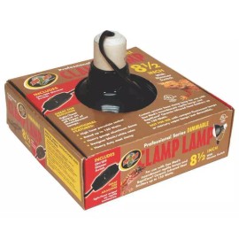 Zoo Med Deluxe Dimmable Clamp Heat Lamp For Reptiles Null Black