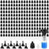 ZEONHEI 200 Pcs 10ml Dropper Bottles, Plastic Empty Dropper Bottles