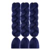 AFNOTE Dark Blue Braiding Hair Extensions 24 Inch 3 Packs