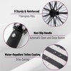 Mr. Pen Windproof Travel Umbrella - Zebra Stripes, Automatic, Compact,