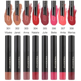 Ultra Matte Non-Transfer Lipstick, Waterproof, Smudge Resistant and 24hr Long-Lasting, High-Intensity Colour, Hypoallergenic (301 - Vibeke)