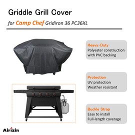 Griddle Patio Cover for Camp Chef Gridiron 36 Griddle Four-Burner Flat Top Grill