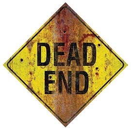 Sunstar Industries Dead End Metal Sign