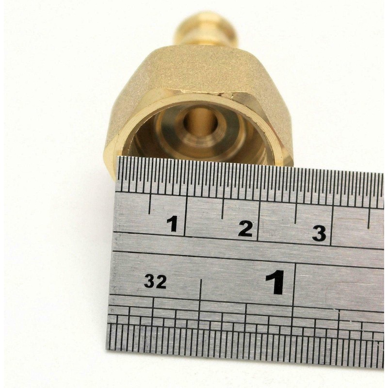 1/2" BSP Female Fitting to LPG Fulham Nozzle to 8mm