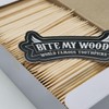 BiteMyWood Double Point Birchwood Toothpicks, 1000 Count, Reusable Box, 5