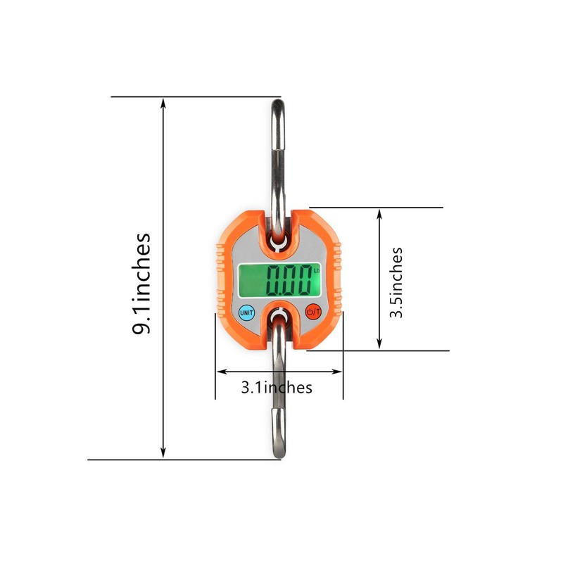 Digital Scale,Klau Portable 150 kg / 300 lb Heavy Duty