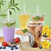 [100 SETS] 32 oz Cups with lids, Plastic cups with