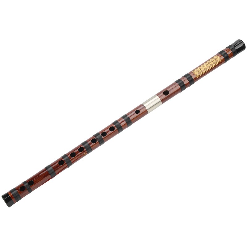 GKey Bamboo Flute Refined Chinese Wind Lettering Instrument Dizi Kit