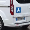 Disabled Disabled Stickers Pack of 2 Units for External Use Car Van Truck (15 x 15 cm, Square)