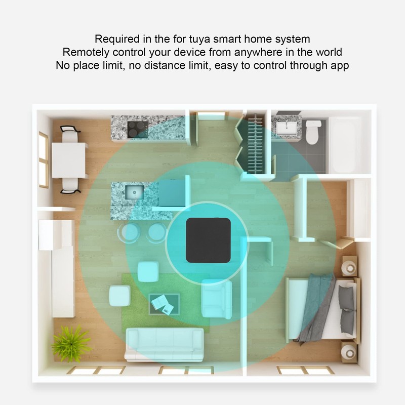 Bluetooth Gateway Wireless Hub for Tuya App Remote Voice Control