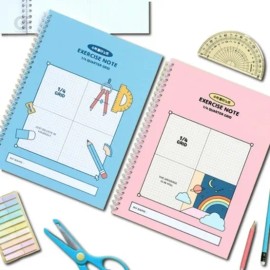 Stationery and Office Supply Notebook for school, and desk organization, writing planning or paper accessory, and Desk, Everyday Use, Travel, Home, Option 21