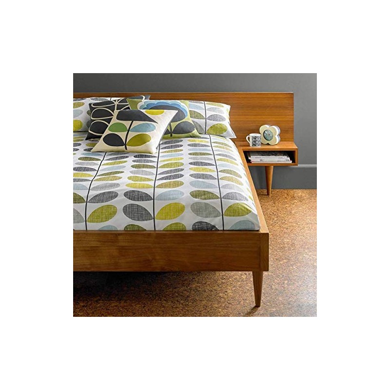 Orla Kiely Scribble Stem Sea Grass / Duck Egg: Housewife