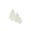 HEITMANN DECO Ceramic Christmas Tree Set of 3 White