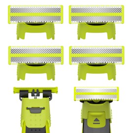 2025NEW One Shaver Replacement Blade Accessories Compatible with Philipss Norelcos One T Blade QP2520, QP2630, QP2834…Models(4Pcs).