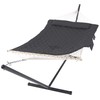 SUNCREAT Hammocks for Outside with Stand, Extra Large 2 Person