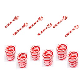 EBK Edible Peppermint Candy Spoon 1 pk of 6 and Peppermint Candy Cups- 6