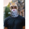 2PACK Cat Ski Mask 3D Cat Sheisty Balaclava with Ears