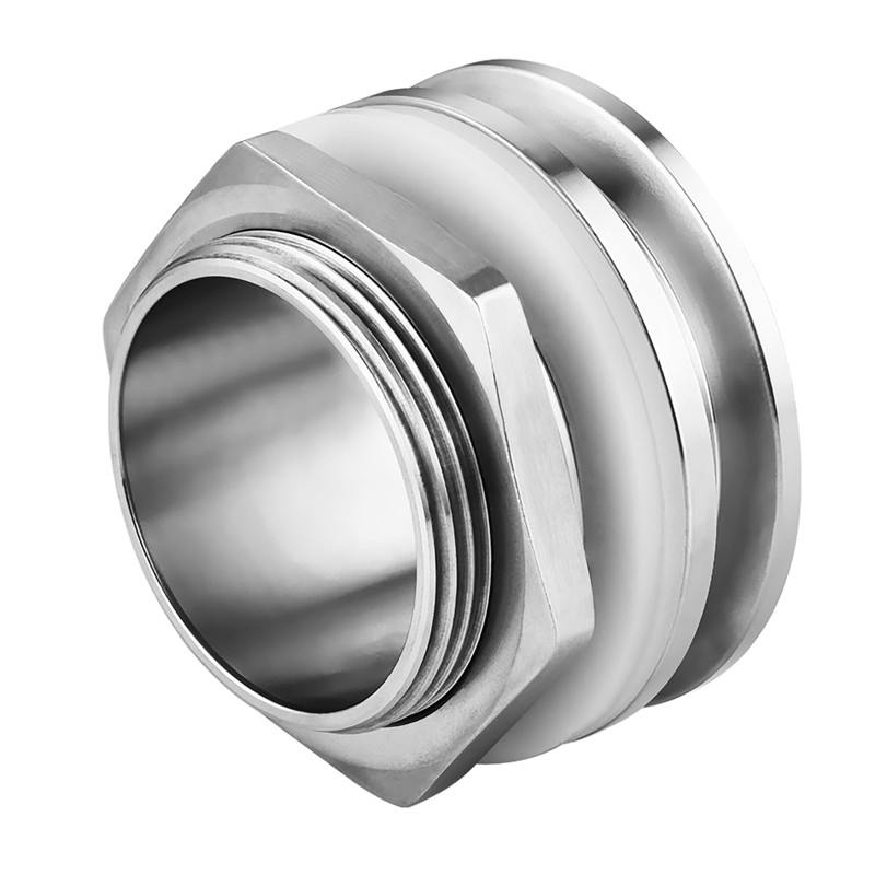 Enoch's Land 1.5" Tri Clamp Bulkhead Compression Fittings,Stainless Steel 304