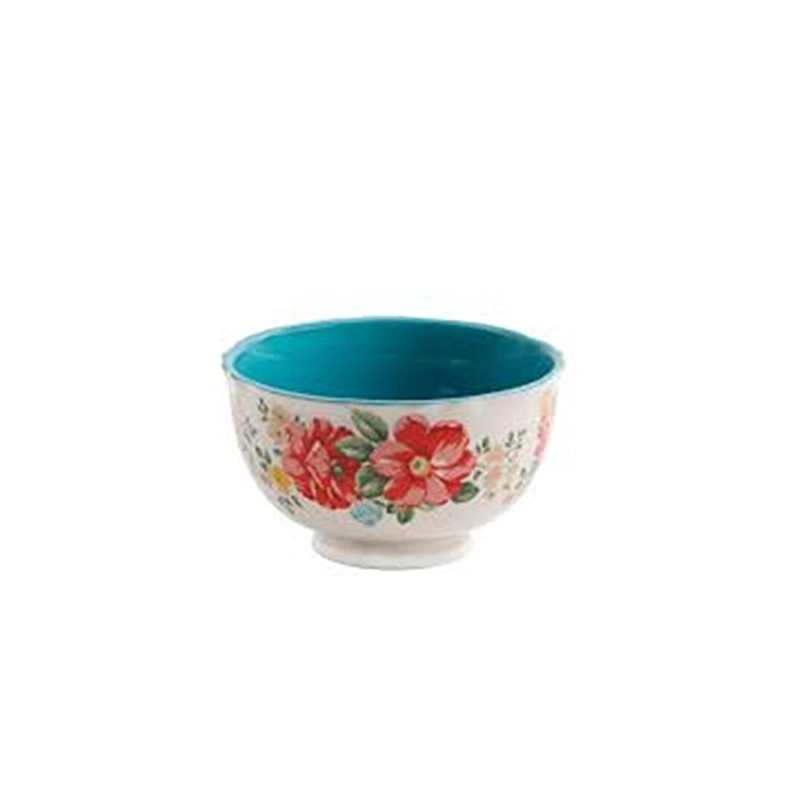 The Pioneer Woman Vintage Floral 6" Floral Footed Bowl