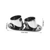 Zerodeko Fake Exhaust Tip Car Decorative Sticker for Scratch Collision