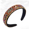 Minkissy Jewelled Hair Band Wide Fashion Headband Rhinestone Head Hoop