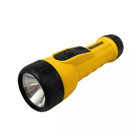 Westward Industrial Handheld 2D Flashlight Work Light, Yellow, Incandescent