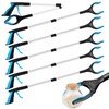 6PCS 32" Ergonomic Grabber Reacher Tool – Foldable Reacher Grabber