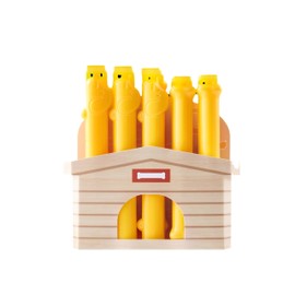 Chip Clips 10 Pack for Food Packages, Refrigerator Magnets Curved Design Sealing Plastic Bag Clips Puppy & Bone Shaped for Food Storage, Kitchen and Home (3.9in x5, 4.1in x5) (Yellow)