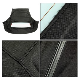 Paño de vela de ventana de vidrio suave y térmico convertible para Ford Mustang 2005-2014