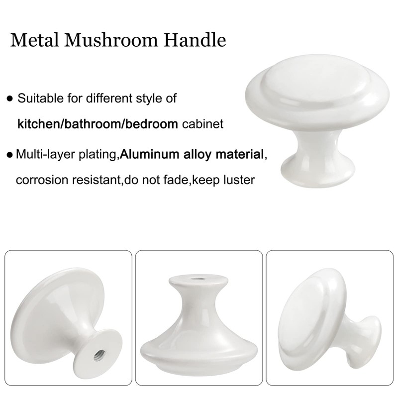MengH-SHOP Drawer Knob, Round Cabinet Knobs, Furniture Knob with Alloy