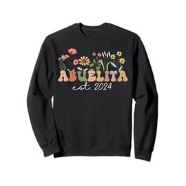 Abuelita Est 2024 Wildflowers Mothers Day Tee New Abuelita Sweatshirt